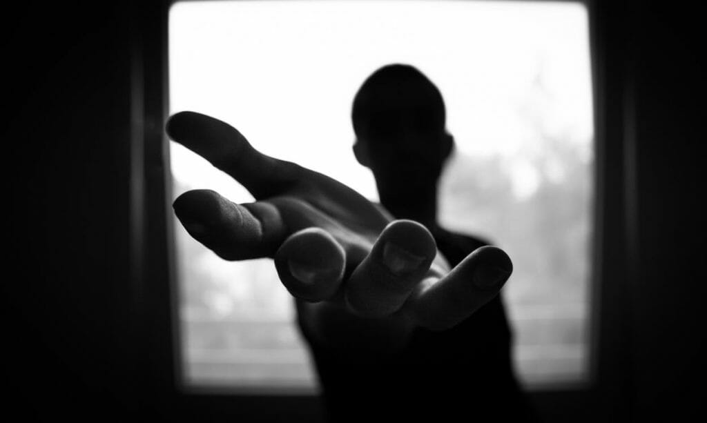 hand reaching out to you