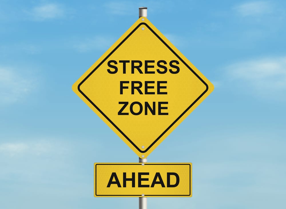 stress free zone sign