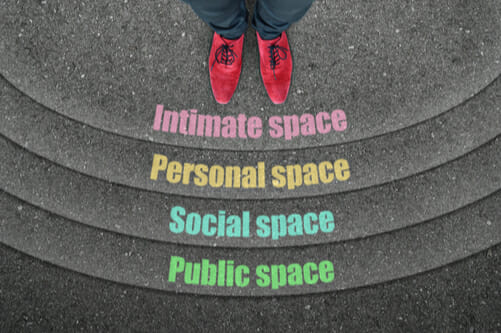 Best Jobs for People With Social Anxiety Post-COVID personal standing with levels of personal space for social anxiety