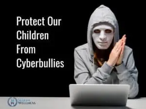 cyberbully wearing a mask