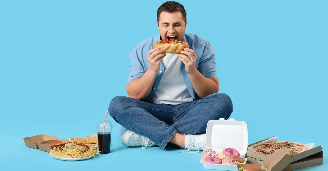 Binge eating in men