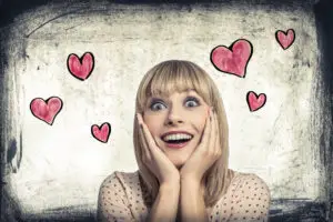 Limerence vs Love Featured Article Image of Woman Looking a little crazy