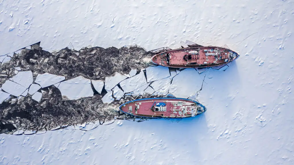 ADHD and Social Anxiety: 9 Important Differentiators, Plus 6 Evidence-Based Tips for Growth Two ice-breaking ships paving the way for others to follow, as a visual metaphor for the impact therapy can have on your ADHD and social anxiety symptoms.