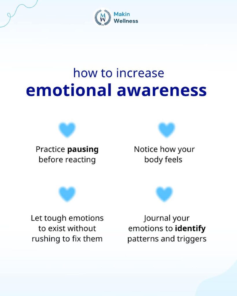 The Faux Pas of the Freudian Slip: What Causes It? An infographic of ways to increase emotional awareness, for the purpose of lessening Freudian slips and becoming more mindful.