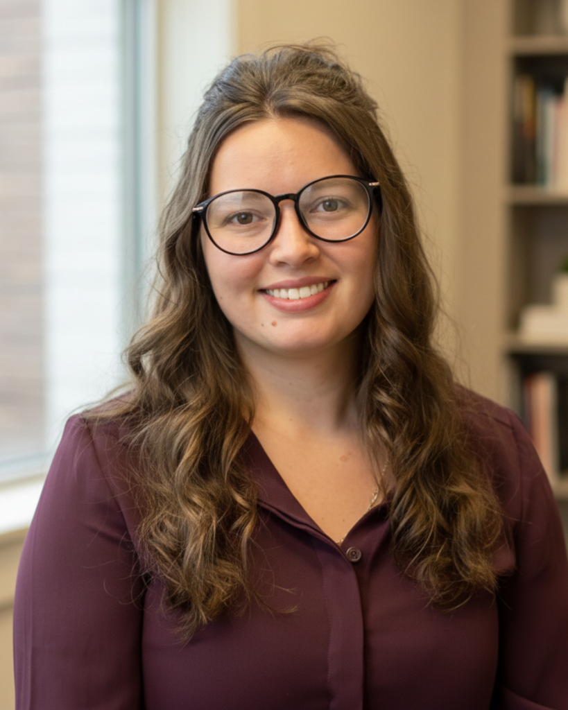 Alexandra Dercole, MA, therapist associate providing trauma-informed counseling