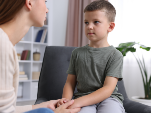 does my child need therapy parent comforting emotional child at home