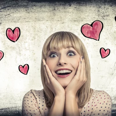 Limerence vs Love Featured Article Image of Woman Looking a little crazy