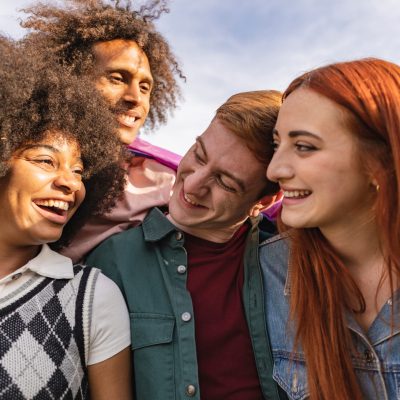 Group of friends on the asexual spectrum.