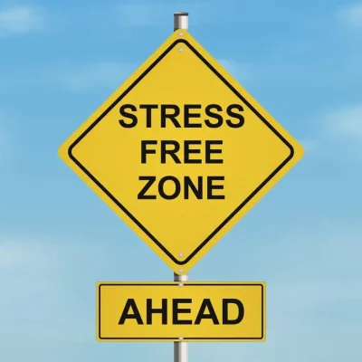 stress free zone sign